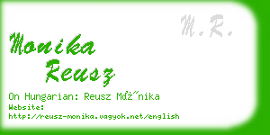 monika reusz business card
